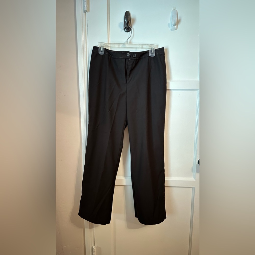 Women Dark Brown Work Pants